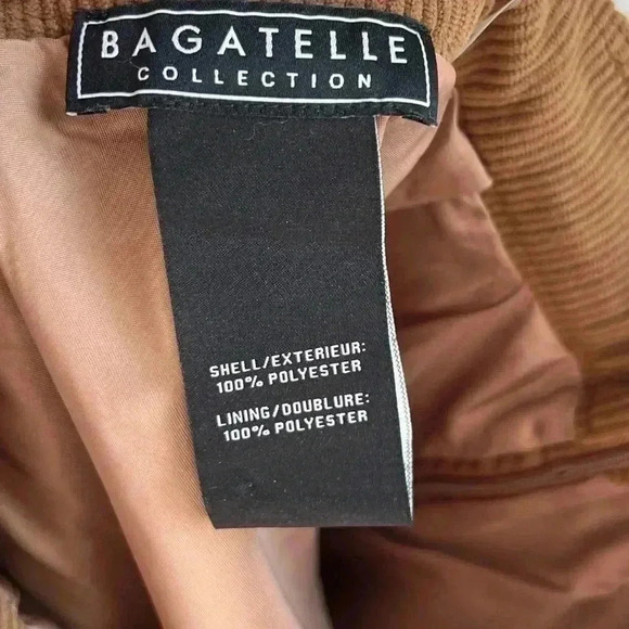 Bagatelle Brown Belted A Line Ribbed Corduroy Mini Skirt Size XS NWOT - Picture 4 of 5